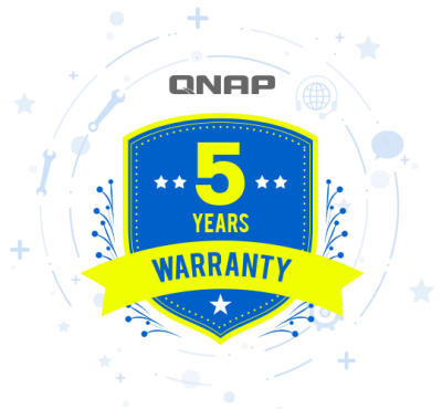 QNAP 5-years warranty artwork